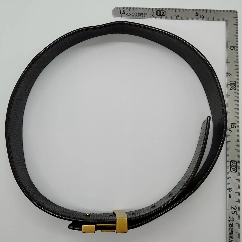 Louis Vuitton Mens Brown Leather Belt sz 32 - Picture 9 of 10